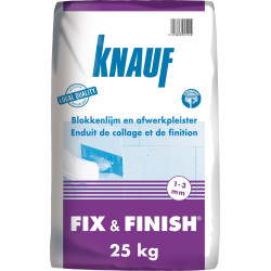 Enduit de collage et de finition Fix & Finish 25 kg KNAUF