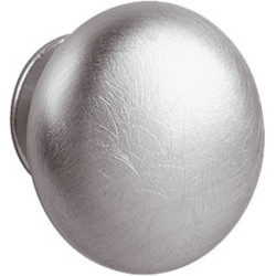 Bouton rond en laiton Ø 24 mm gris LINEA BERTOMANI