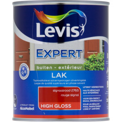 Laque Expert Extérieur Rouge Signal Brillant 1L LEVIS – Durabilité | LEVIS