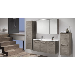 Meuble sous-plan Asteria 2 portes taupe 80cm ALLIBERT