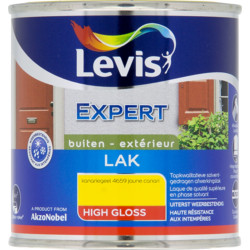 Laque Expert Extérieur Jaune Canari Brillant 0,25L | LEVIS