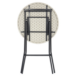 Table pliante CONMETALL Ø 80x110 cm – Idéale jardin | CONMETALL Table pliante CONMETALL Ø 80x110 cm – Idéale jardin | CONMETALL