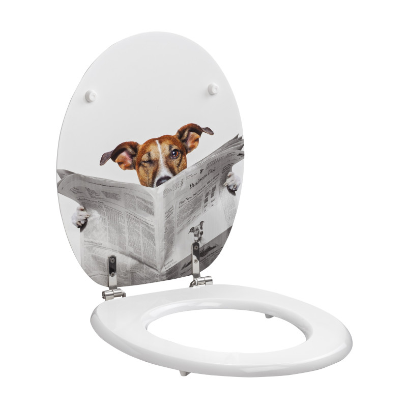 Abattant WC Business Dog MDF – Décor Original | ALLIBERT