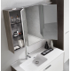 Plan de toilette Rondo Soft Touch avec vasque décentrée 120 cm ALLIBERT