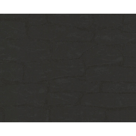 Intissé vinyle Brique noire 53 cm