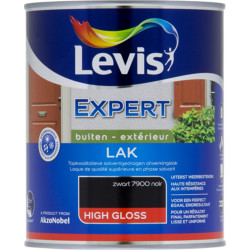 Laque Expert Extérieur Noir Brillant 1L – Durabilité | LEVIS

