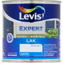 Laque Expert Extérieur Blanc Satiné 0,25L | LEVIS