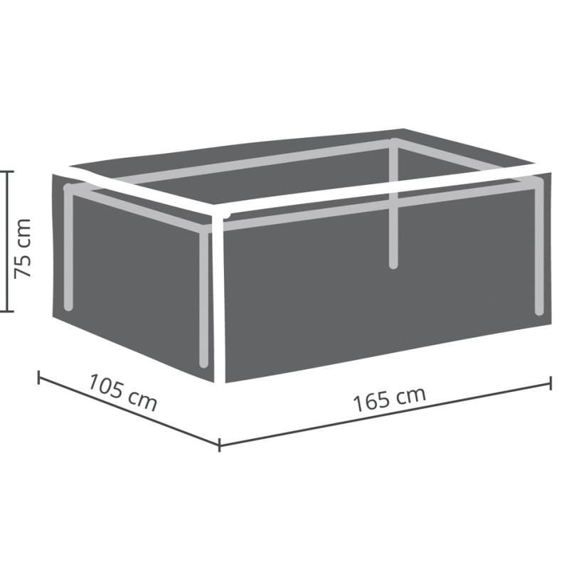 Housse pour table de jardin rectangulaire – Protection UV | PEREL Housse pour table de jardin rectangulaire – Protection UV | PEREL