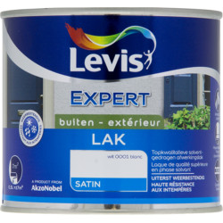 Laque Expert Extérieur Blanc Satiné 0,5L – Peinture | LEVIS