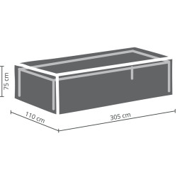 Housse Table Jardin Rectangulaire – Protection Durable | PEREL Housse Table Jardin Rectangulaire – Protection Durable | PEREL