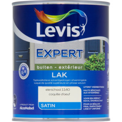 Laque Expert Extérieur coquille d'œuf satiné 1 L LEVIS