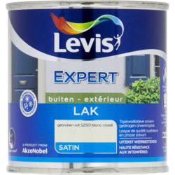 Laque Expert Extérieur Blanc Cassé Satiné 0,25L | LEVIS

