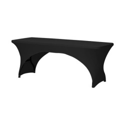 Housse pour table rectangulaire 180 cm – protection noire | PEREL