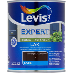 Laque Expert Extérieur Marron Satiné 1L – Durabilité | LEVIS
