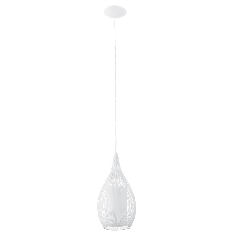 Suspension Radzoni blanche E27 60 W EGLO