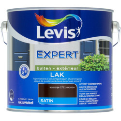 Laque Expert Extérieur Marron Satiné 2,5L LEVIS – Peinture Durable | LEVIS