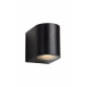 Applique extérieure LED Zora ronde noire GU10 5 W LUCIDE