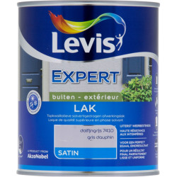 Laque Expert Extérieur Gris Dauphin Satiné 1L | LEVIS