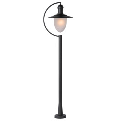 Potelet extérieur Aruba noir – Éclairage LED | LUCIDE