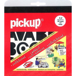 Lettres Helvetica Adhésives Noires 30mm – Signalisation Facile | PICKUP