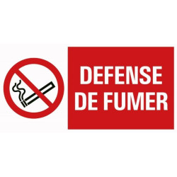 Pictogramme défense de fumer 30x15cm – Interdiction de fumer | PICKUP