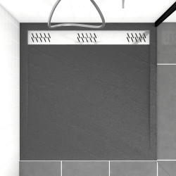 Receveur de douche Pedra carrée 90 x 90 cm AURLANE Receveur de douche Pedra carrée 90 x 90 cm AURLANE