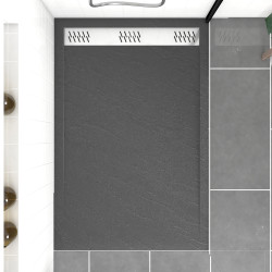 Receveur de douche Pedra rectangle 80 x 120 cm AURLANE Receveur de douche Pedra rectangle 80 x 120 cm AURLANE