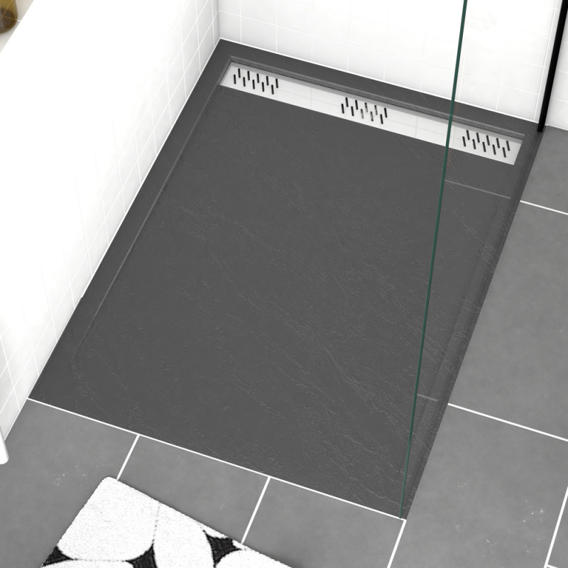 Receveur de douche Pedra rectangle 90 x 120 cm AURLANE Receveur de douche Pedra rectangle 90 x 120 cm AURLANE