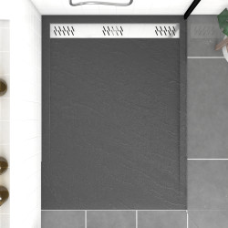 Receveur de douche Pedra rectangle 90 x 120 cm AURLANE Receveur de douche Pedra rectangle 90 x 120 cm AURLANE