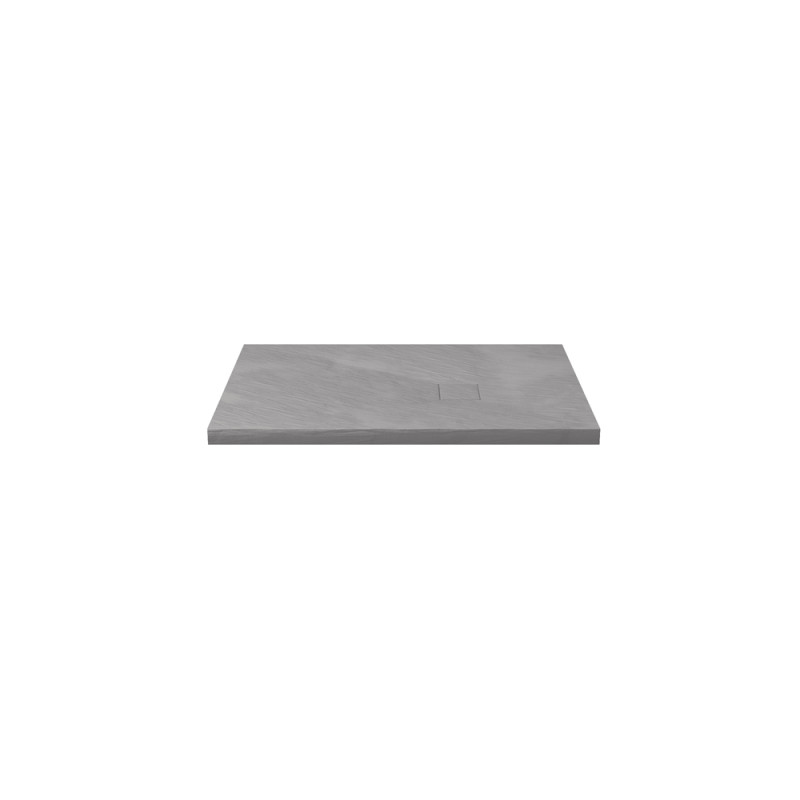 Receveur de douche Stone 2 gris rectangle 70 x 90 cm AURLANE Receveur de douche Stone 2 gris rectangle 70 x 90 cm AURLANE