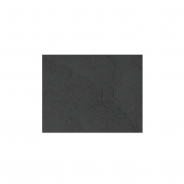 Receveur de douche Stone 2 noir rectangle 70 x 90 cm AURLANE