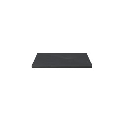 Receveur de douche Stone 2 noir rectangle 70 x 90 cm AURLANE Receveur de douche Stone 2 noir rectangle 70 x 90 cm AURLANE