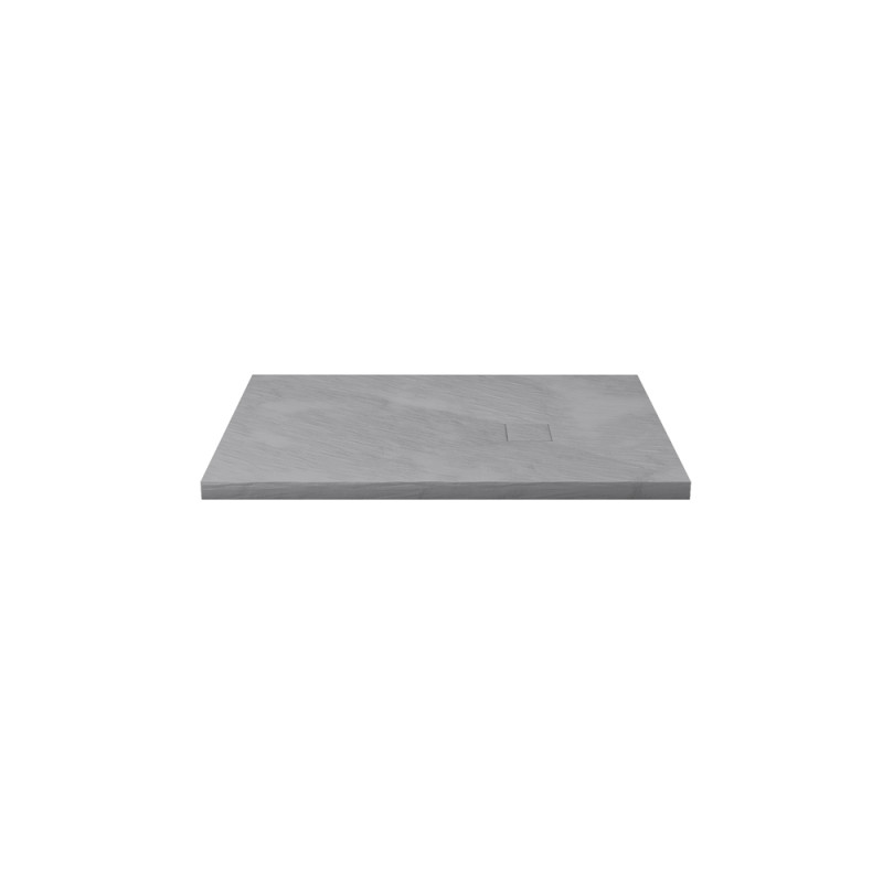 Receveur de douche Stone 2 gris rectangle 80 x 100 cm AURLANE Receveur de douche Stone 2 gris rectangle 80 x 100 cm AURLANE