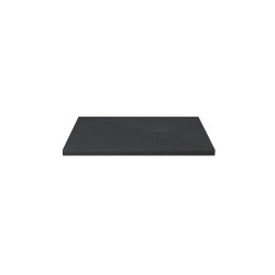 Receveur de douche Stone 2 noir rectangle 80 x 100 cm AURLANE Receveur de douche Stone 2 noir rectangle 80 x 100 cm AURLANE