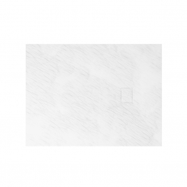 Receveur de douche Stone 2 blanc rectangle 90 x 120 cm AURLANE