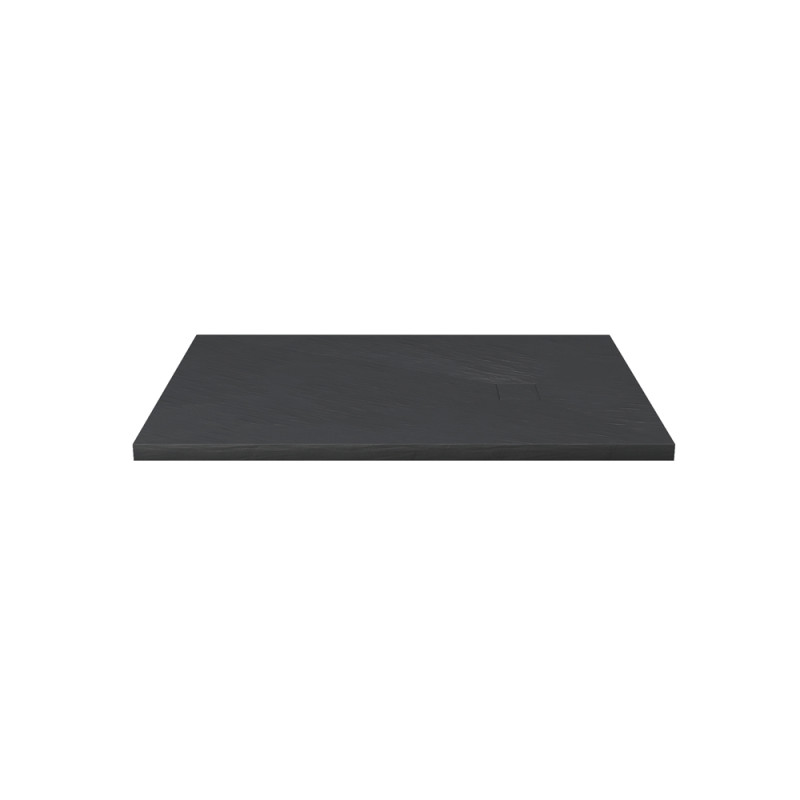 Receveur de douche Stone 2 noir rectangle 90 x 120 cm AURLANE Receveur de douche Stone 2 noir rectangle 90 x 120 cm AURLANE