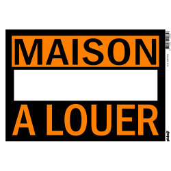 Affiche Maison à Louer 33x23cm – Signalisation Efficace | PICKUP
