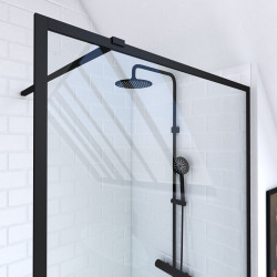Paroi de douche Dark Edge 100 x 200 cm AURLANE Paroi de douche Dark Edge 100 x 200 cm AURLANE