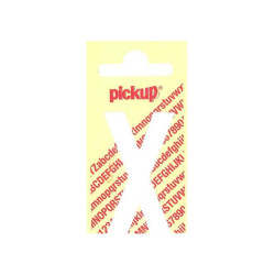 Lettre adhésive X 4 x 6 cm blanche