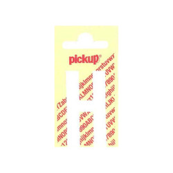 Lettre adhésive H 4 x 6 cm blanche