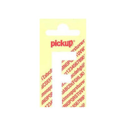 Lettre adhésive F 4 x 6 cm blanche