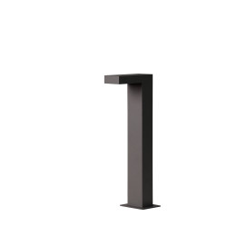 Borne LED Texas noire 40cm – Éclairage extérieur | LUCIDE