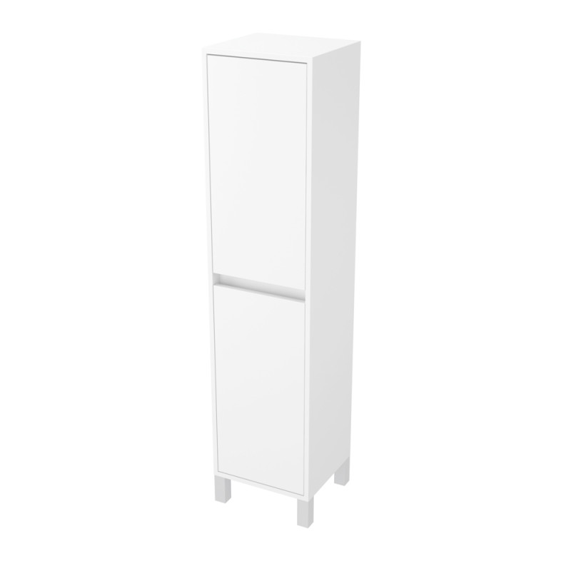 Colonne de salle de bain Atos blanche 160 cm AURLANE