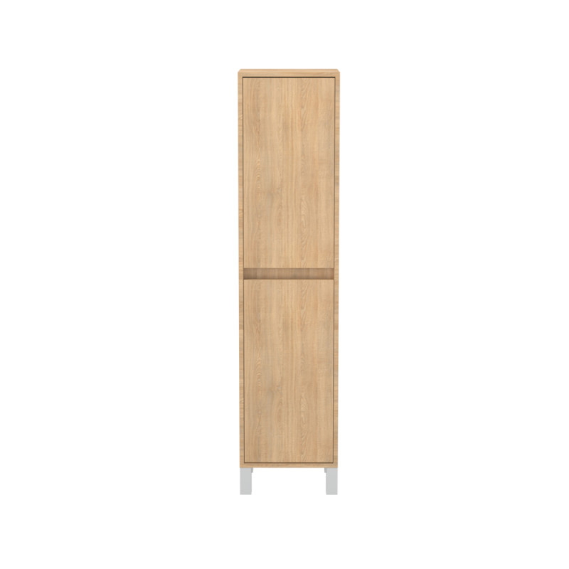 Colonne de salle de bain Atos chêne clair 160cm | AURLANE Colonne de salle de bain Atos chêne clair 160cm | AURLANE