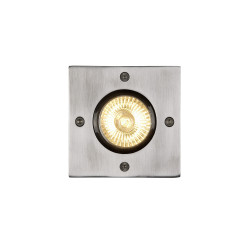 Spot extérieur pour sol Biltin carré 10,5 x 10,5 cm GU10 35 W LUCIDE