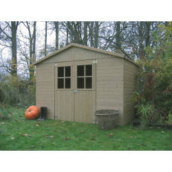 Abri de jardin Traditionnel en sapin par | SOLID