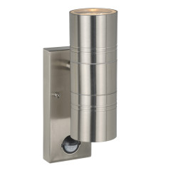 Applique LED Arne Chrome – Éclairage Extérieur Sécurisé | LUCIDE