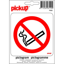 Pictogramme Défense de Fumer – Vinyle Adhésif 10x10cm | PICKUP