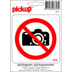 Pictogramme Interdiction Photo Vinyle – Signalisation Claire | PICKUP