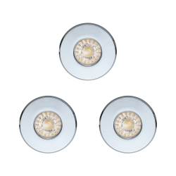 Spot à encastrer LED Igoa chrome GU10 3 x 3,3 W EGLO